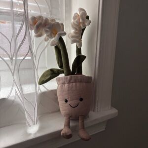 Jellycat Amuseables Cream Orchid- RETIRED & RARE